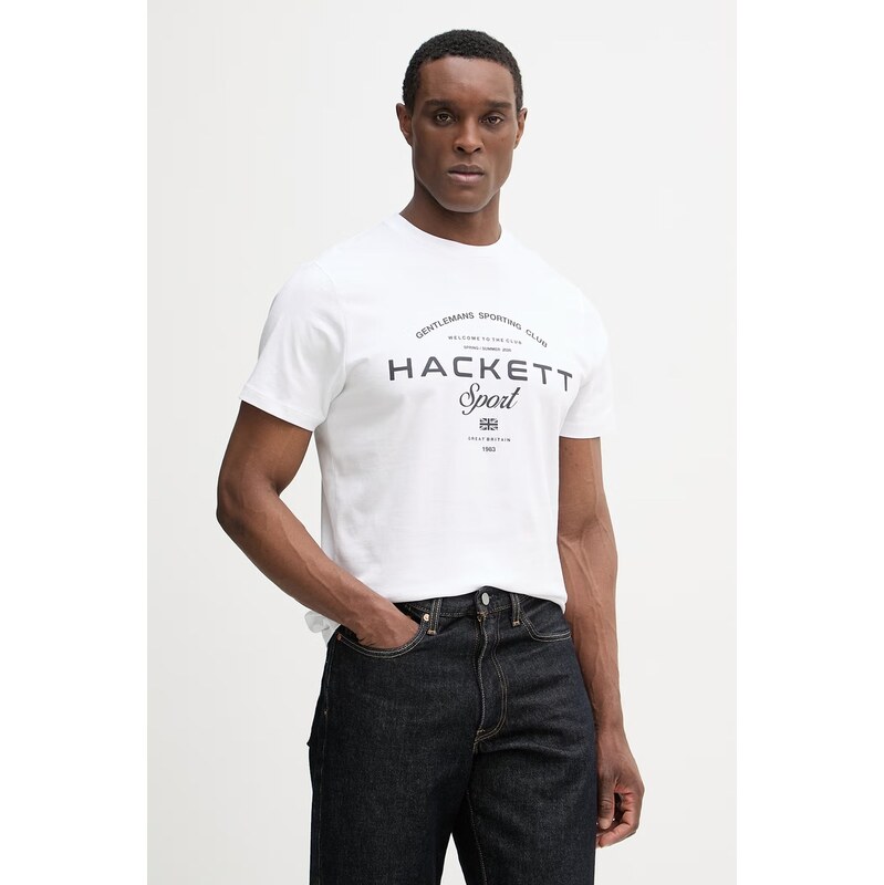 Bavlnené tričko Hackett London 67603198