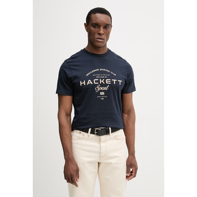 Bavlnené tričko Hackett London 67603197