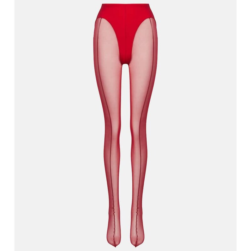 Mugler re/edit sheer tulle tights 68006123