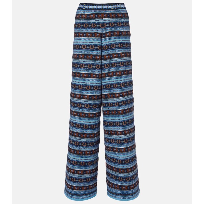 Stella McCartney Knitted virgin wool straight pants 67965170