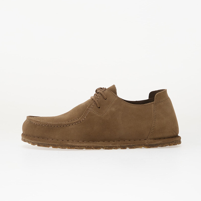 Birkenstock Utti Lace Suede Leather Unisex Gray Taupe 67603433