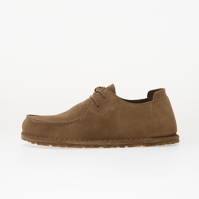 Birkenstock Utti Lace Suede Leather Unisex Gray Taupe 67603420