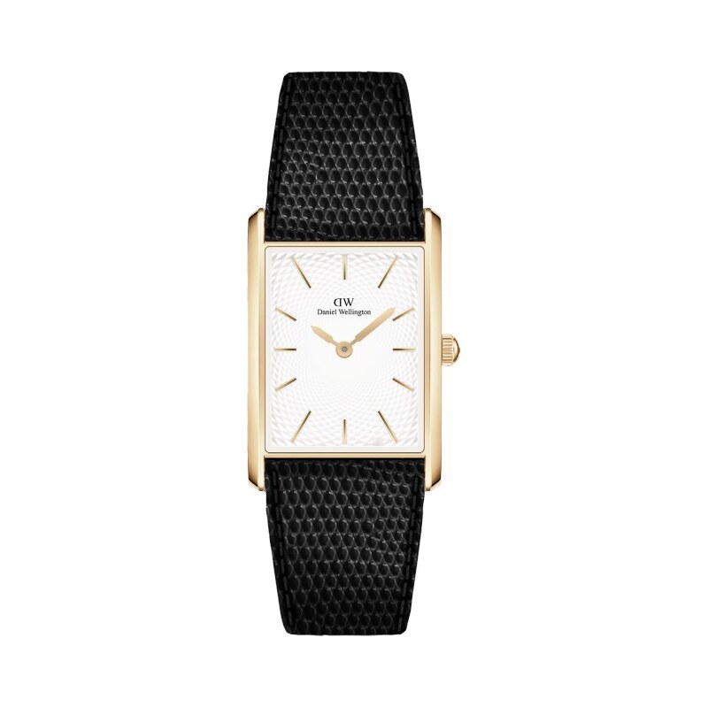 Daniel Wellington Bound 24x35 Black Lizard White Guilloché G 67603284