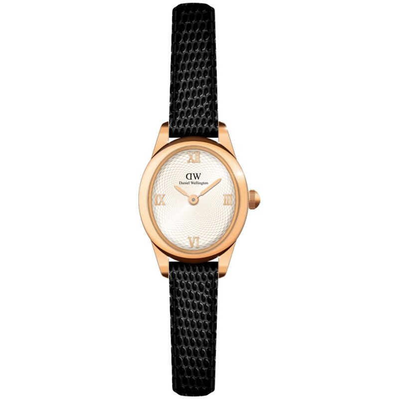 Daniel Wellington Ophelia Mini 22x25,5 Black Lizard White Guilloché RG 67603294