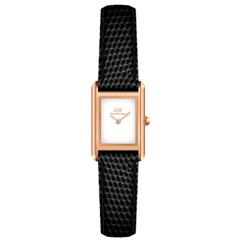 Daniel Wellington Bound Mini 17x26 Black Lizard White RG DW00100907 67603298