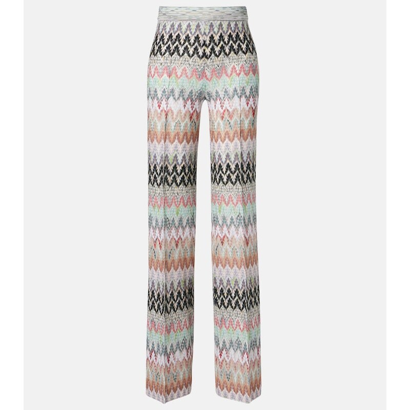 Missoni Zigzag lamÃ straight pants 68181607