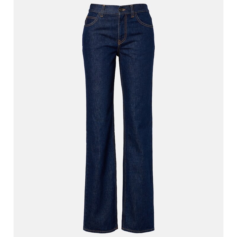 The Row Carlyl mid-rise straight jeans 67996111