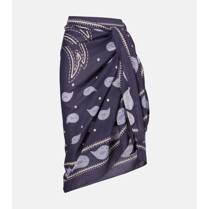 Johanna Ortiz Printed cotton beach cover-up 68082700