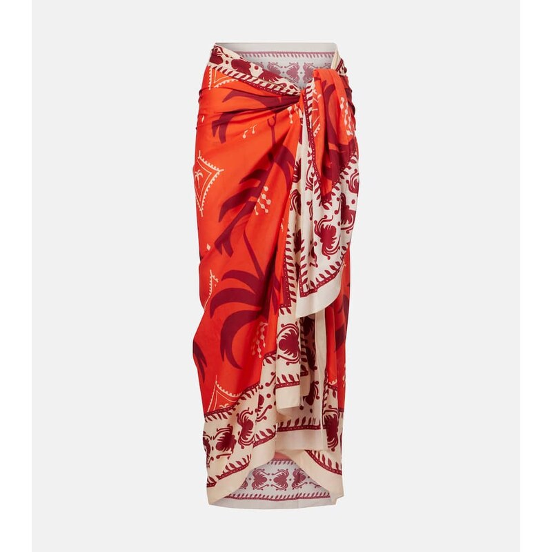 Johanna Ortiz Dance Of printed cotton beach cover-up 68397619