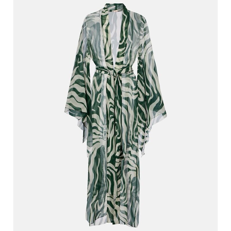 Johanna Ortiz Printed beach cover-up 68056458