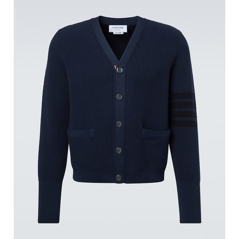 Thom Browne 4-Bar cotton cardigan 68093662