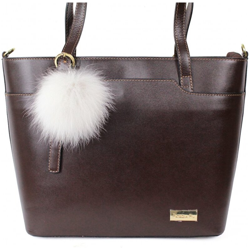 Sikora Kožušinový prívesok ku kabelke líška biela - mini 67603466