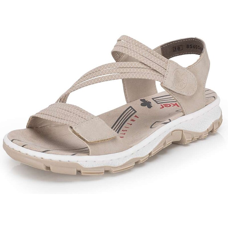 Dámske sandále RIEKER 68871-62 béžová S6 67603950