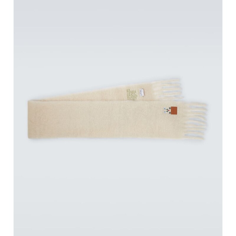 Loewe x Louis Wain mohair and wool-blend scarf 68082821