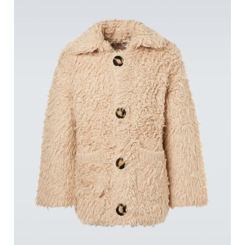 Acne Studios Textured alpaca-blend cardigan 68211414