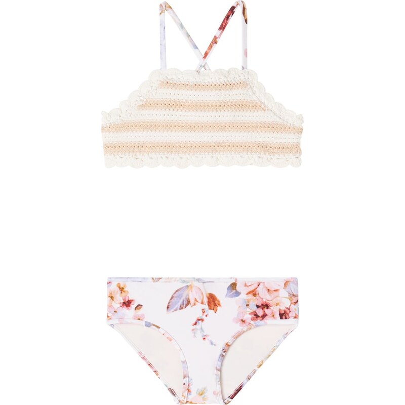 Zimmermann Kids Awaken crochet floral bikini 67976101
