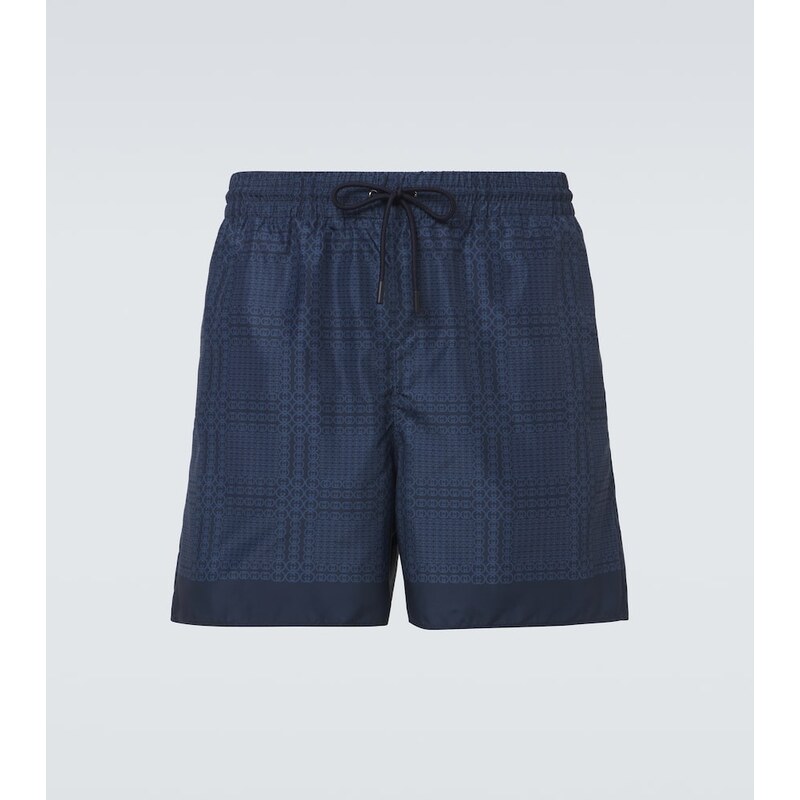 Gucci Interlocking G poplin swim trunks 68017034