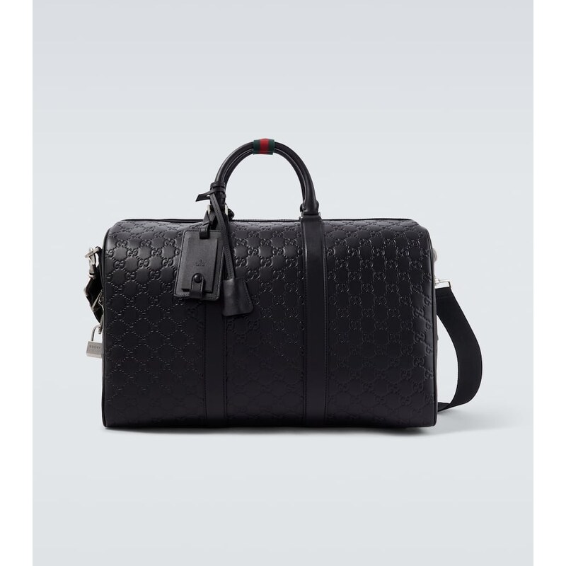 Gucci GG Emblem Medium leather duffel bag 68241375