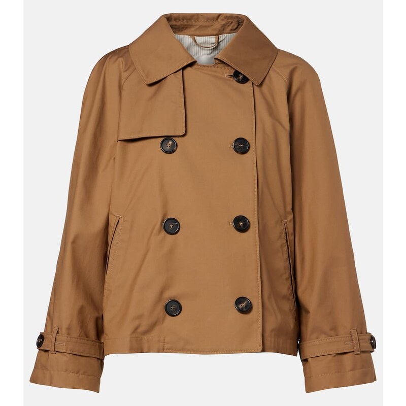 Max Mara The Cube Tesoro cotton-blend twill jacket 67986384