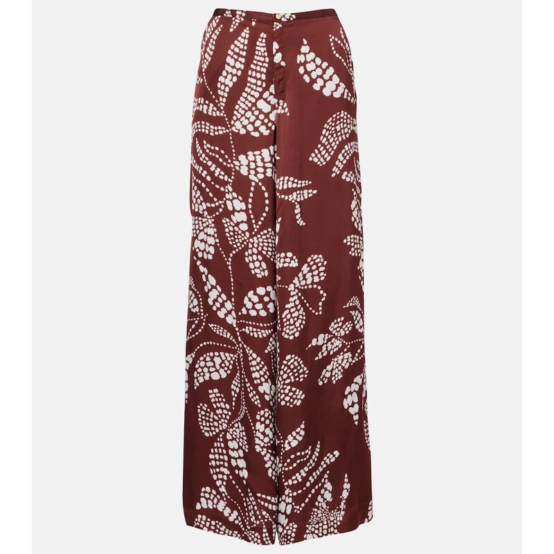 Poupette St Barth Clea printed wide-leg pants 68017114