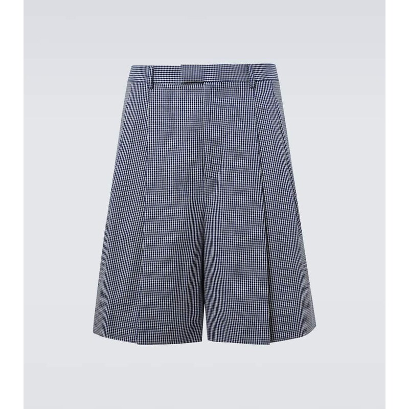 Givenchy Checked cotton Bermuda shorts 67976214
