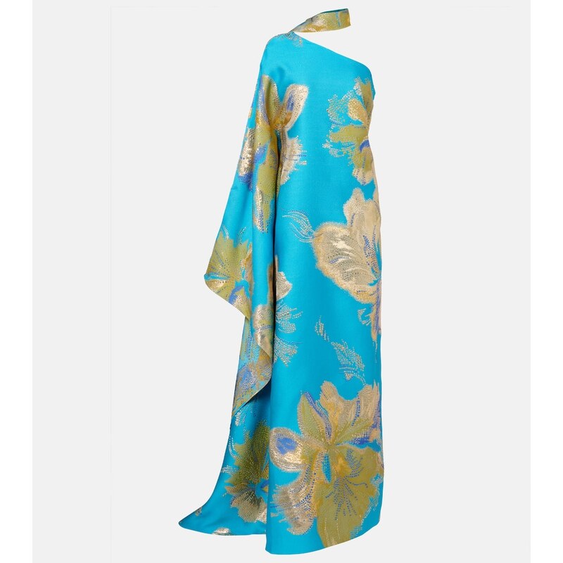 Taller Marmo Hardison Bloom floral satin kaftan 67945497