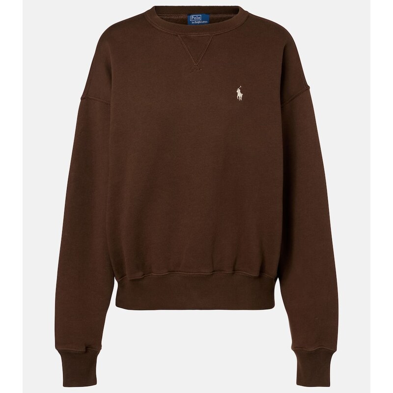 Polo Ralph Lauren Logo cotton-blend jersey sweatshirt 67955735