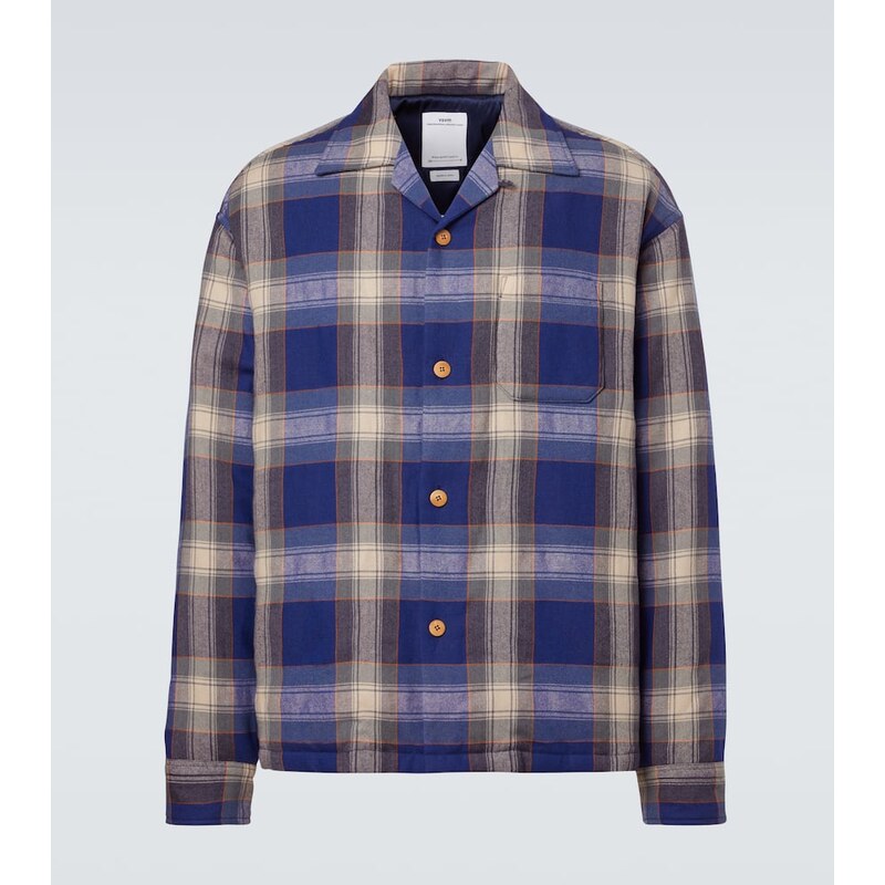 Visvim Keesey wool and linen down overshirt 68104663