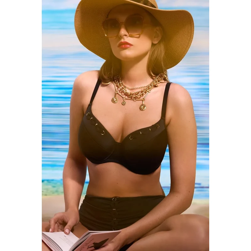 Plavecká podprsenka Ava SK 252 s plnými košíčkami 67604595