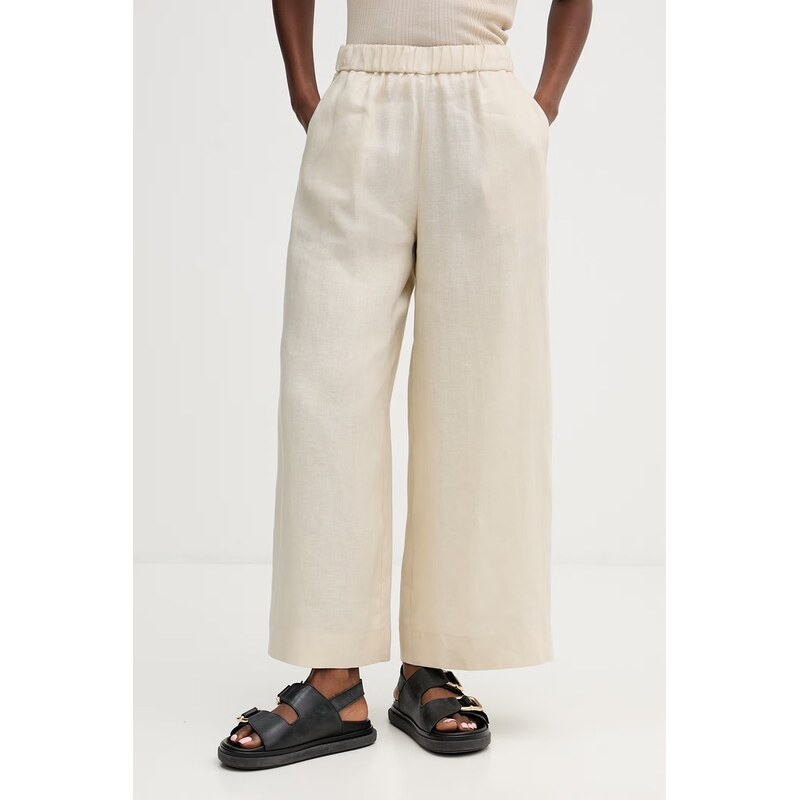 Ľanové nohavice MM by Max Mara CANNETI 67547889