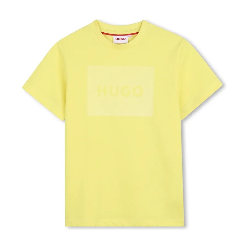 Detské bavlnené tričko HUGO 67604751