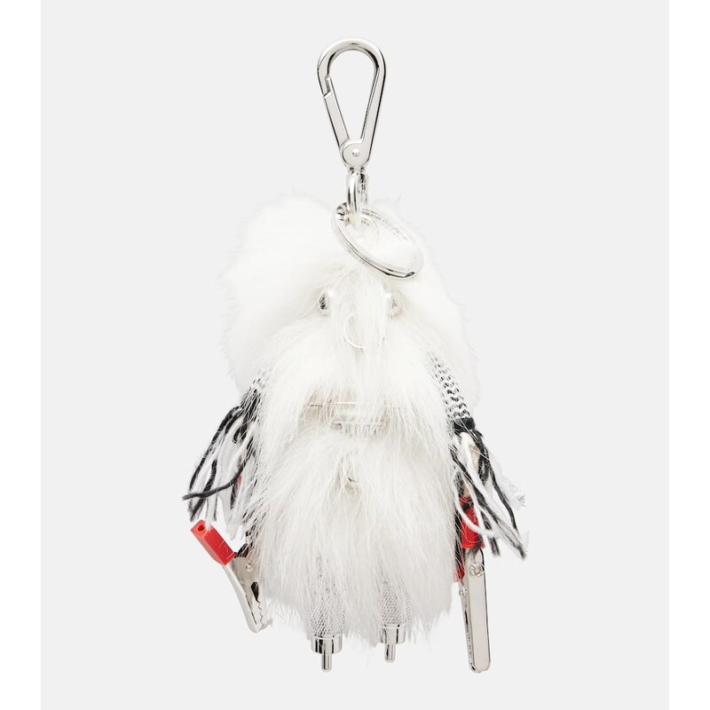 Prada Rufus stainless steel keychain 68148341