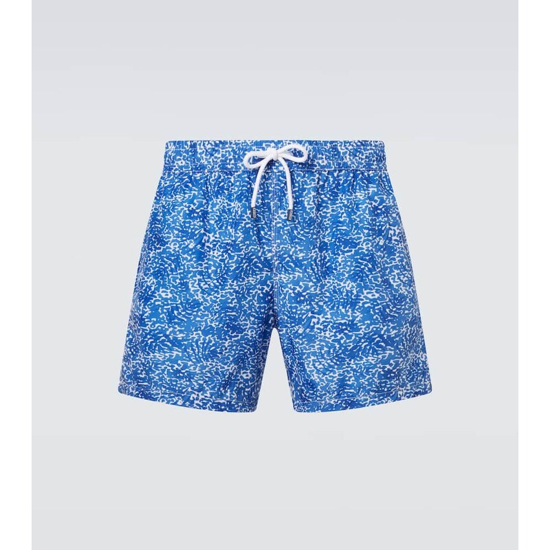Fedeli Madeira printed swim trunks 68108381