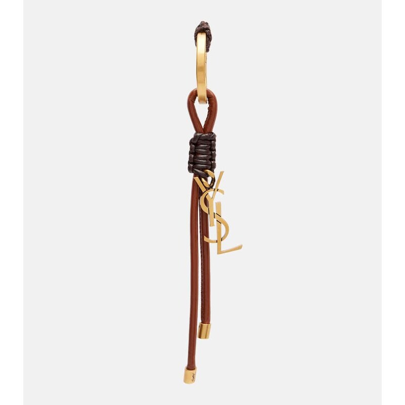 Saint Laurent Cassandre leather keyring 68131164