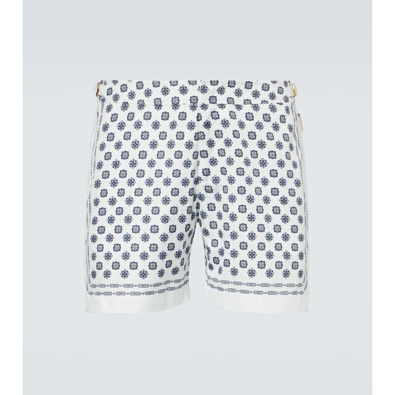 Orlebar Brown Bulldog printed swim trunks 68112046