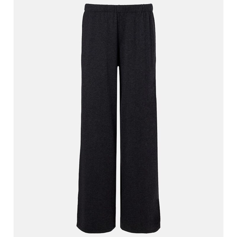 Lisa Yang Aina cotton and cashmere wide-leg pants 68007368