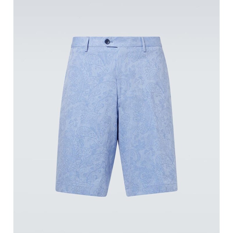 Etro Paisley cotton Bermuda shorts 67997049