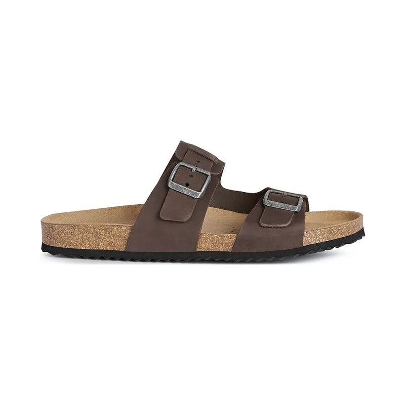 Nubukové šľapky Geox U SANDAL GHITA 62478704