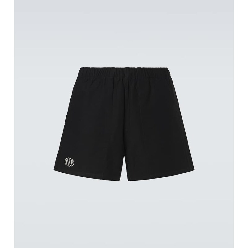 Bode Logo cotton twill Bermuda shorts 67997065