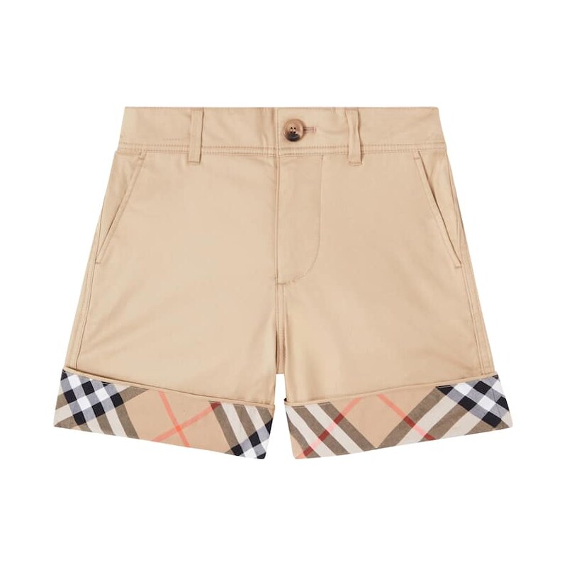 Burberry Kids Burberry Check cotton shorts 68209355