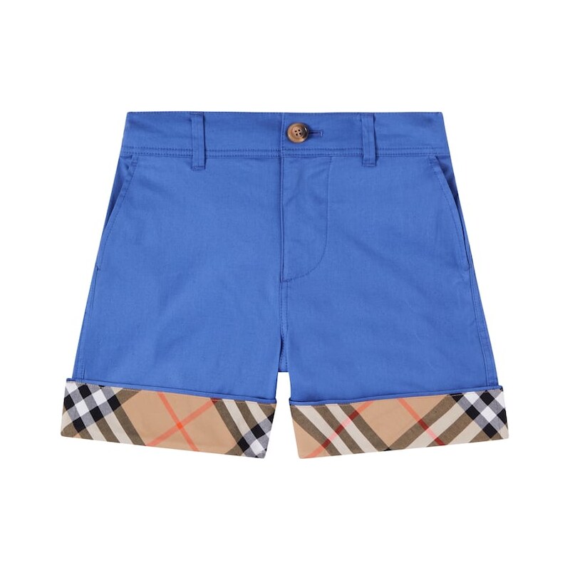 Burberry Kids Burberry Check cotton shorts 68083052