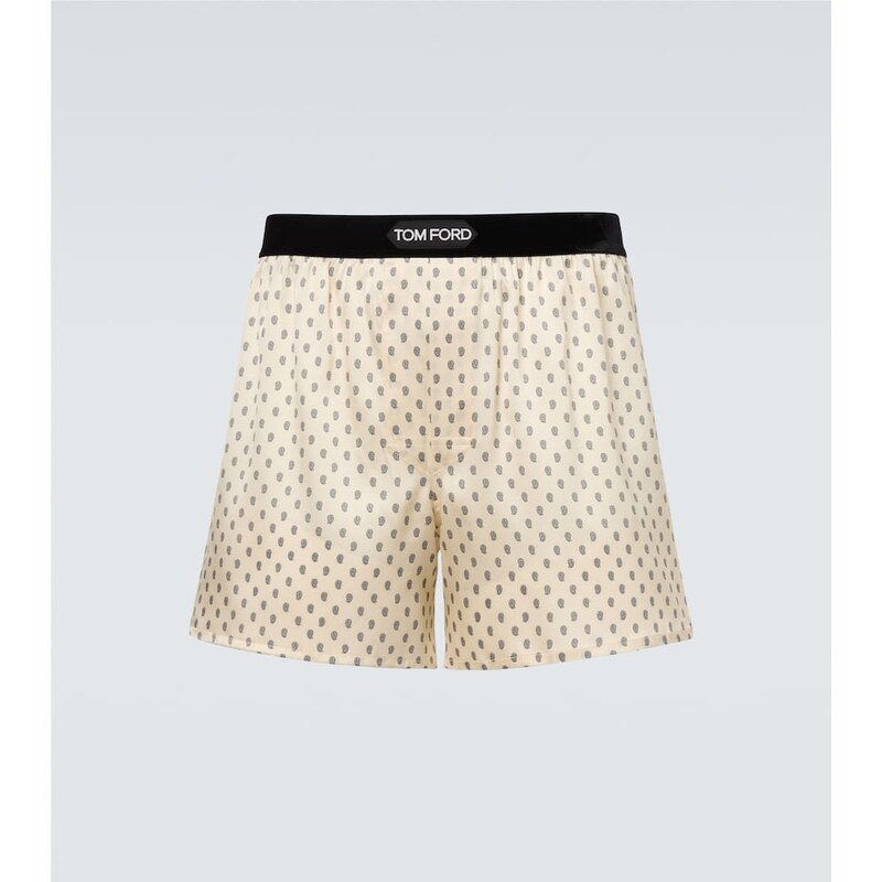 Tom Ford Paisley silk-blend boxers 68184329