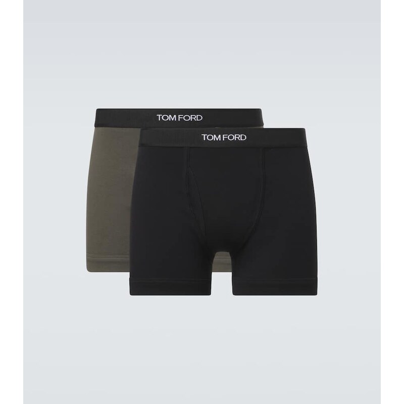 Tom Ford Set of two cotton-blend boxer briefs 68247683