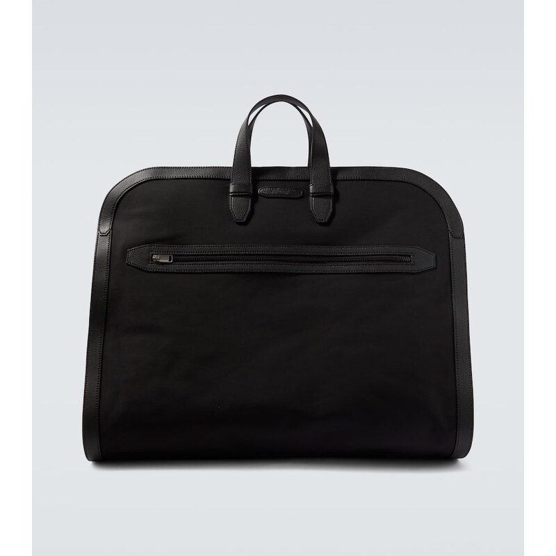 Brioni Leather-trimmed garment bag 68145581