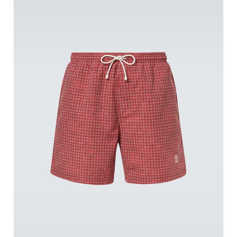 Brunello Cucinelli Printed swim trunks 68007564