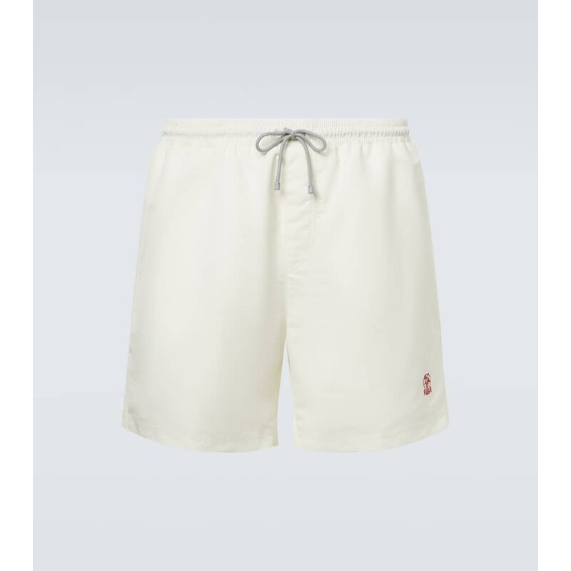 Brunello Cucinelli Logo swim trunks 68017773