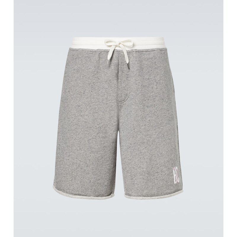 Brunello Cucinelli Cotton and linen jersey shorts 68288628