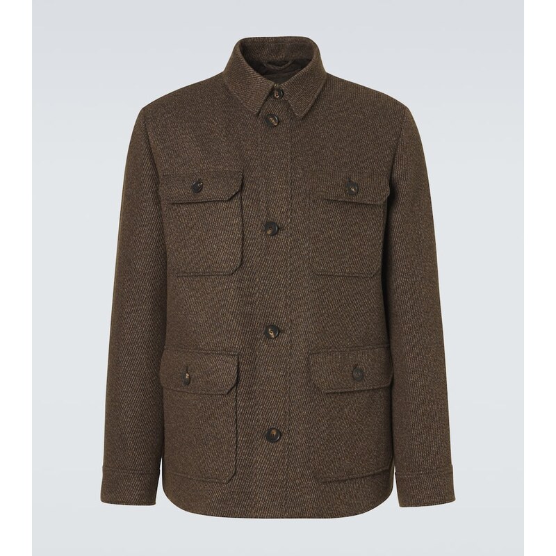 Loro Piana Andover linen and cashmere-blend jacket 68154235