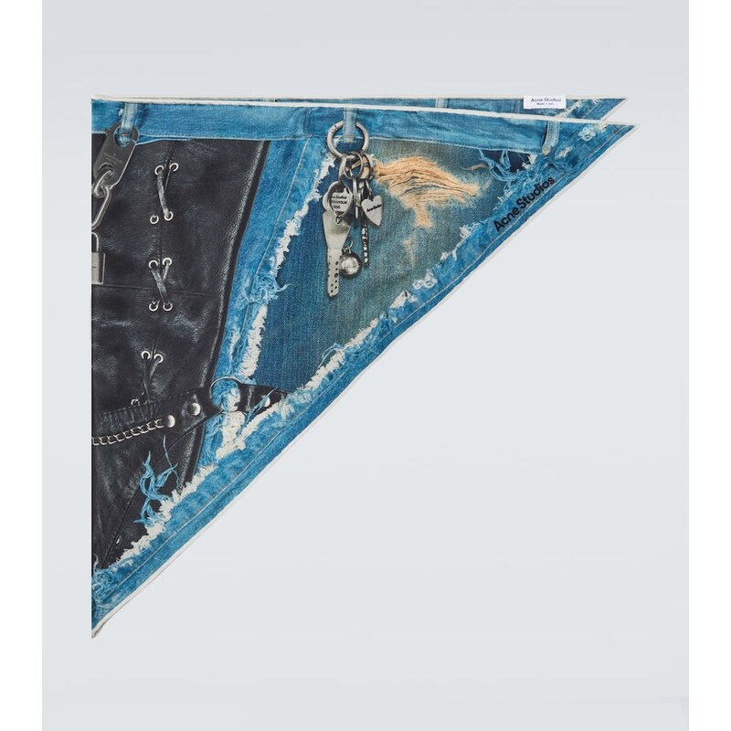 Acne Studios Trompe lÅil silk scarf 68288633