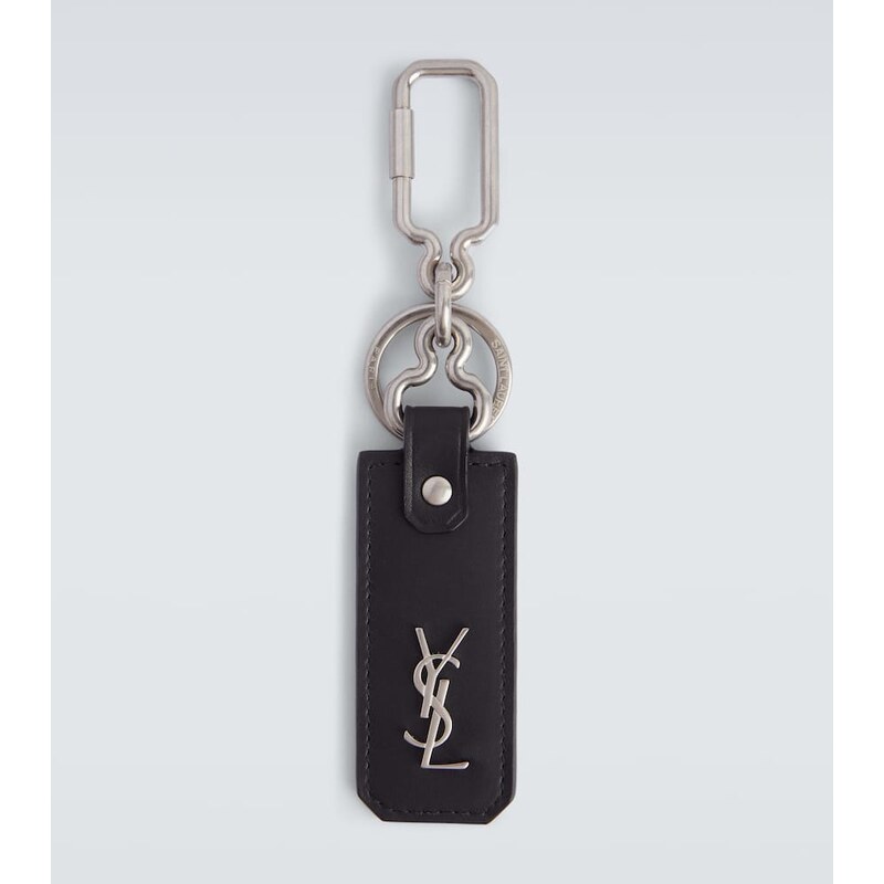 Saint Laurent Cassandre Saint Laurent leather keychain 68112133